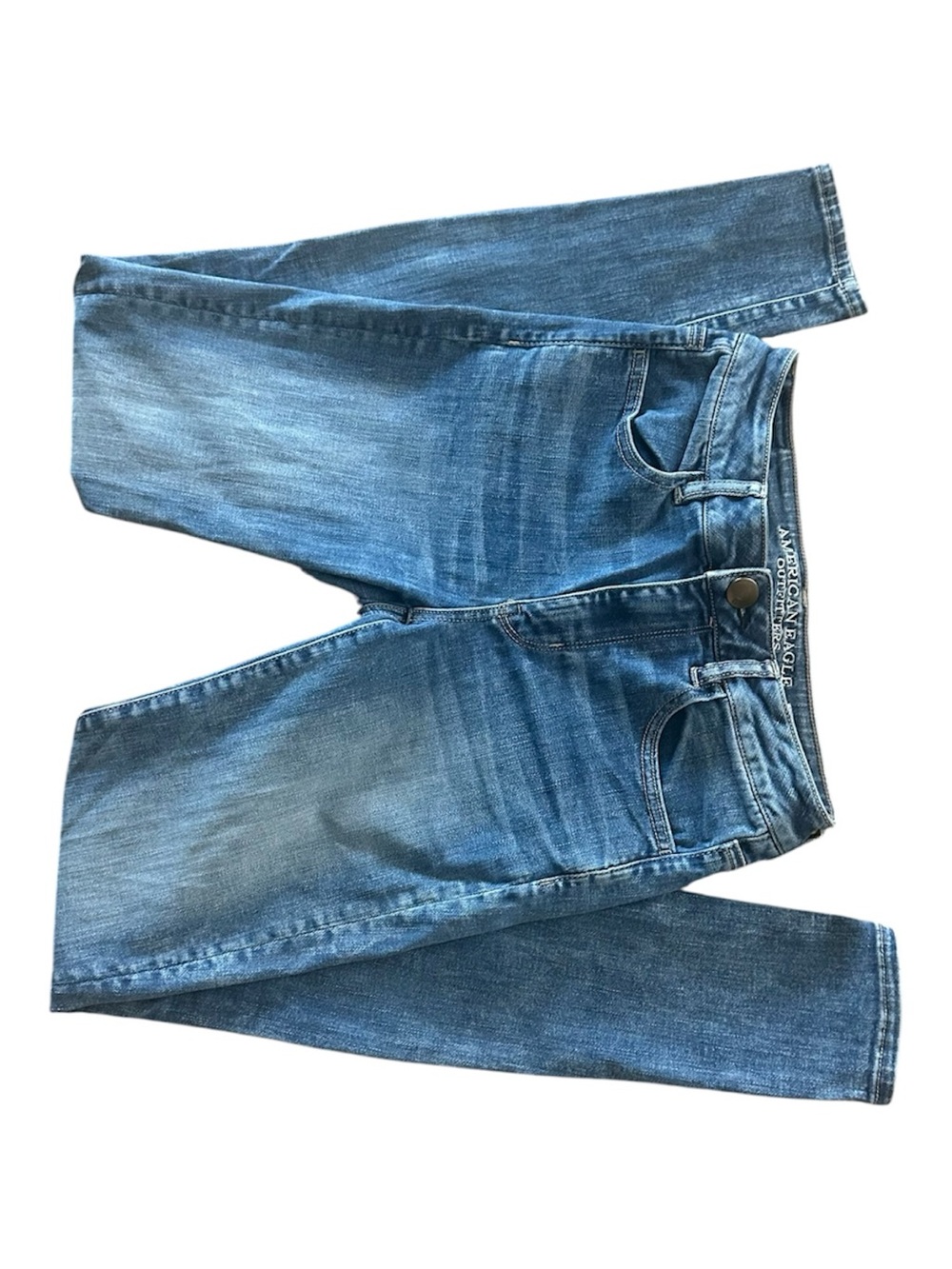 American Eagle Outfitters Women's Blue Jeggings - Faded Wash